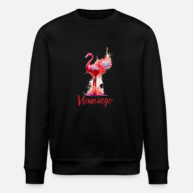 Vlamingo. Flämische T-Shirts - Stanley/Stella Unisex Bio-Sweatshirt ROLLER - Schwarz