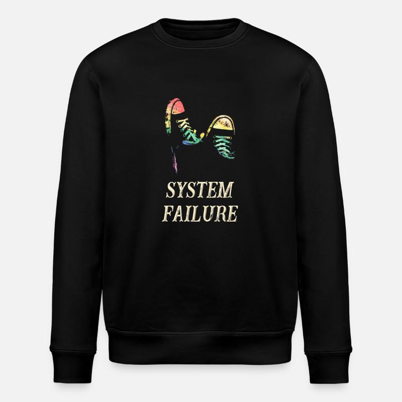 System failure - Stanley/Stella ROLLER Unisex Organic Sweatshirt - black