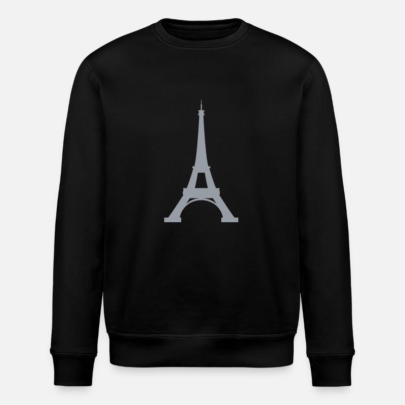 Tour Eiffel - Sweat bio ROLLER Stanley/Stella Unisexe - noir
