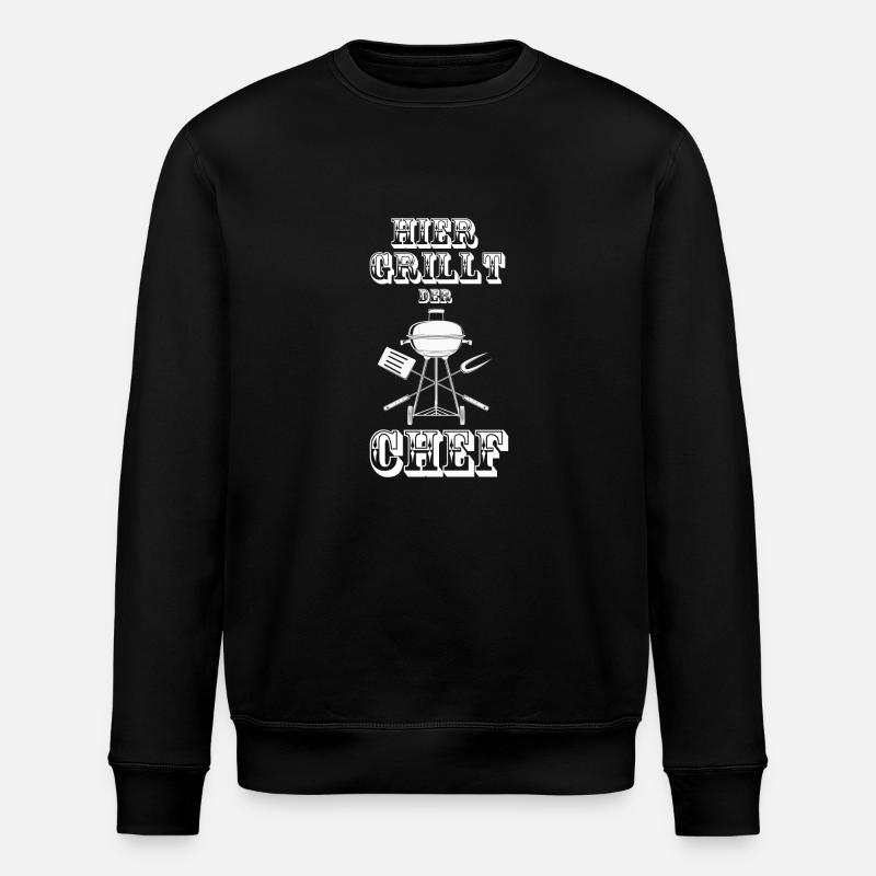 Barbecue - Stanley/Stella Unisex Bio-Sweatshirt ROLLER - Schwarz