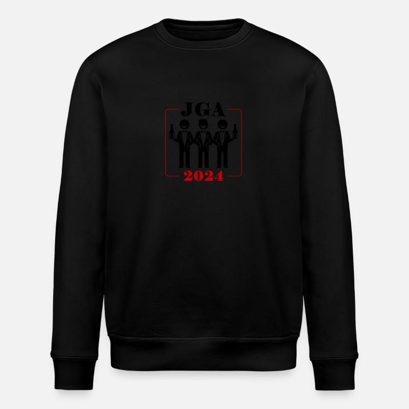 Bachelor Party 2024 - Stanley/Stella ROLLER Unisex Organic Sweatshirt - black