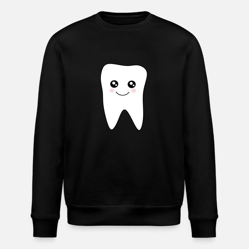 Dent Dents, Dents, Dentiste - Sweat bio ROLLER Stanley/Stella Unisexe - noir