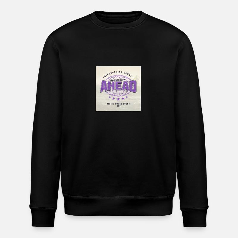 Surfer Ahead - Stanley/Stella Unisex Bio-Sweatshirt ROLLER - Schwarz