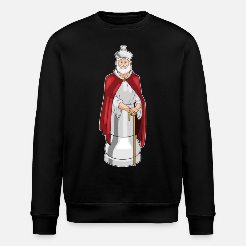 Pièce d’échecs Roi Échecs - Sweat bio ROLLER Stanley/Stella Unisexe - noir