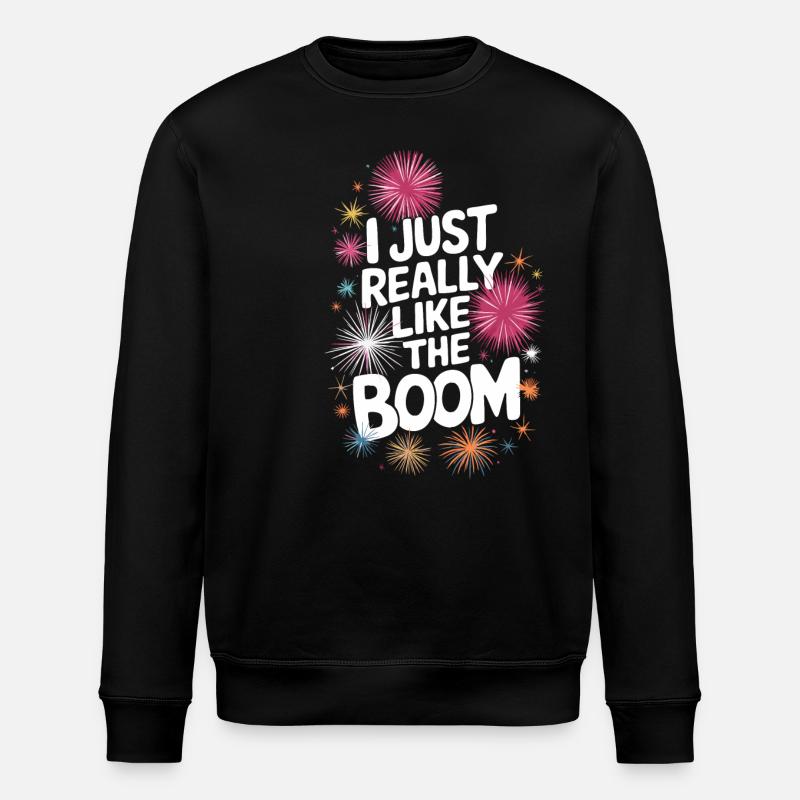 Pyrotechnics Fireworks Pyrotechnics - Stanley/Stella ROLLER Unisex Organic Sweatshirt - black