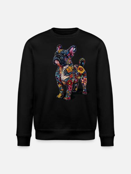 Bulldogge - Stanley/Stella Unisex Bio-Sweatshirt ROLLER - Schwarz