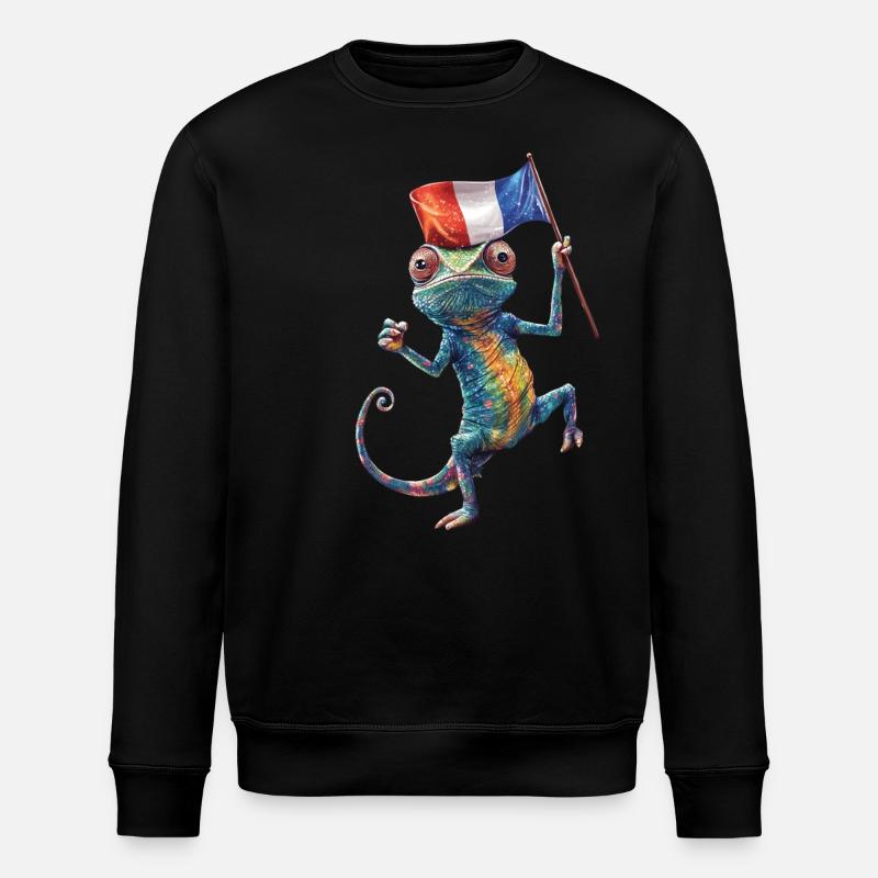 Chamäleon - Stanley/Stella Unisex Bio-Sweatshirt ROLLER - Schwarz