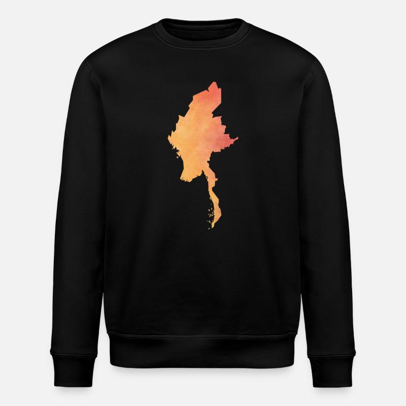 Myanmar - Stanley/Stella Unisex Bio-Sweatshirt ROLLER - Schwarz