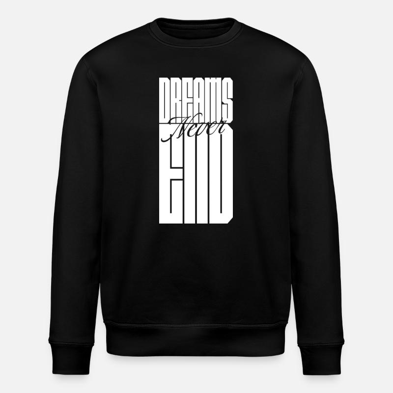 Träume enden nie - Stanley/Stella Unisex Bio-Sweatshirt ROLLER - Schwarz