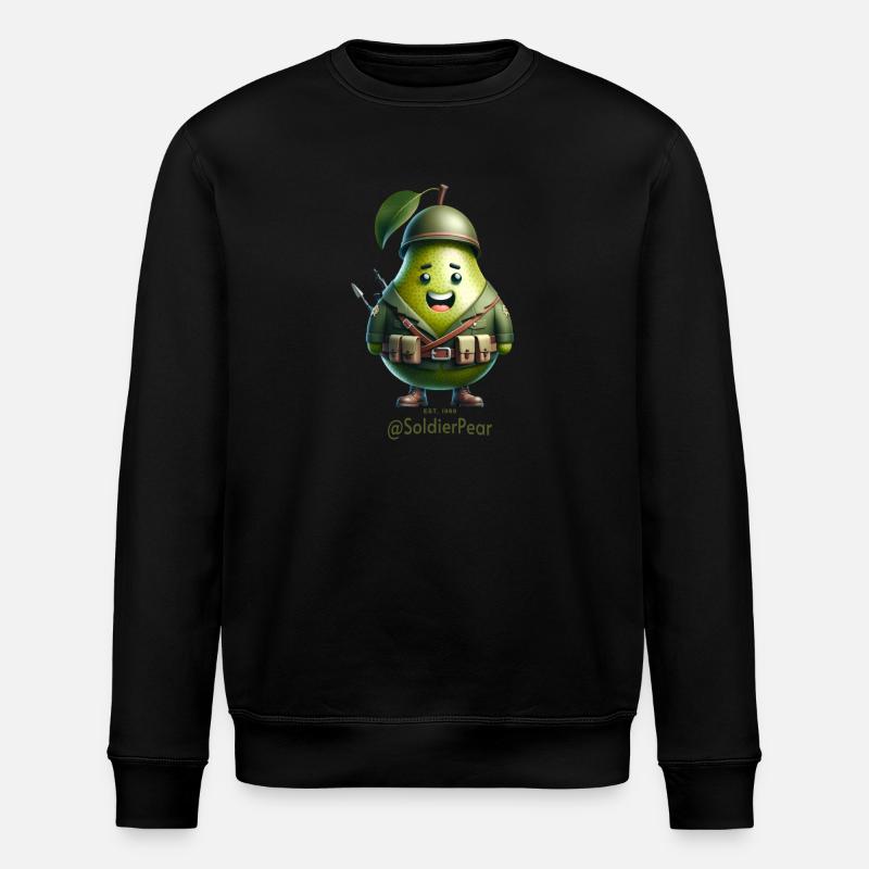 @SoldierPear - Stanley/Stella Unisex Bio-Sweatshirt ROLLER - Schwarz