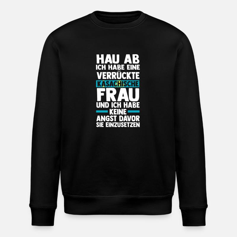 Kasachen Kasachstan - Stanley/Stella Unisex Bio-Sweatshirt ROLLER - Schwarz