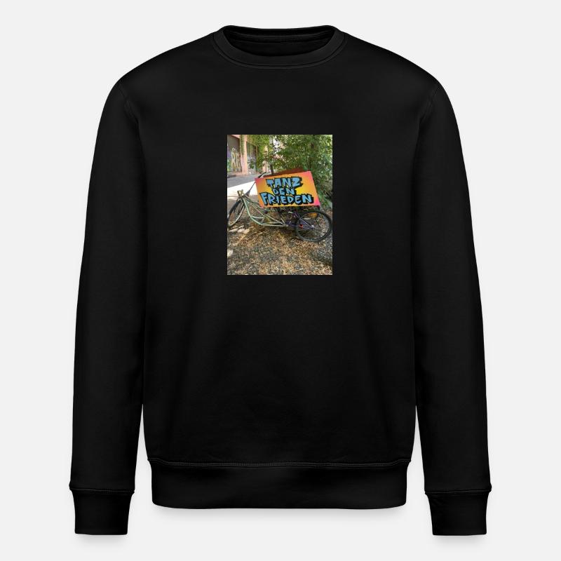 STADTKUNST - Stanley/Stella Unisex Bio-Sweatshirt ROLLER - Schwarz