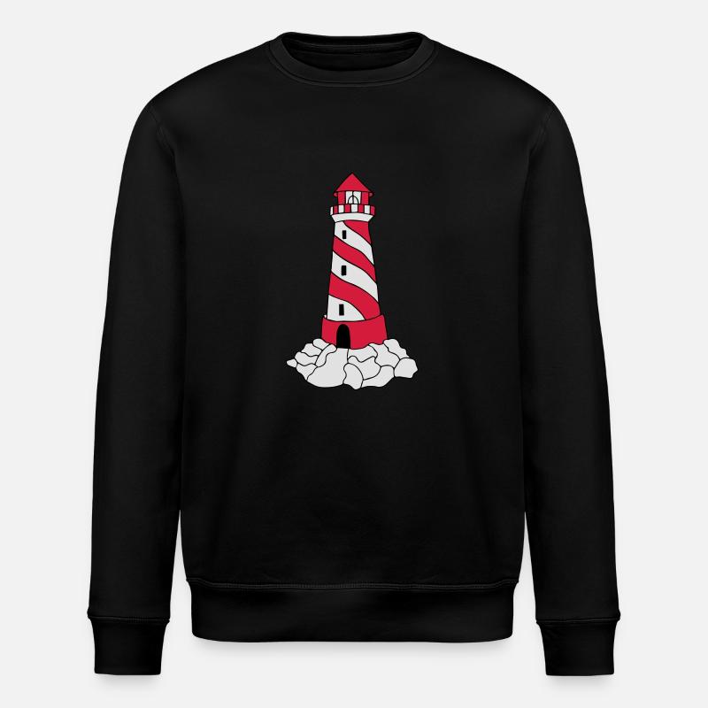 lighthouse - Stanley/Stella Unisex Bio-Sweatshirt ROLLER - Schwarz