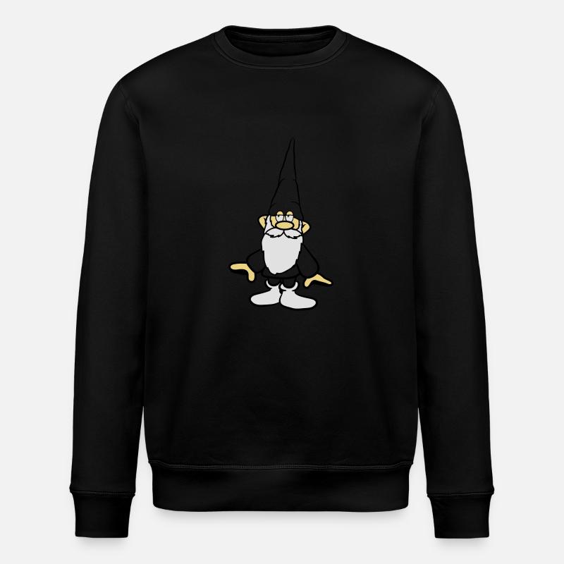 Dwarf cool belt - Stanley/Stella ROLLER Unisex Organic Sweatshirt - black