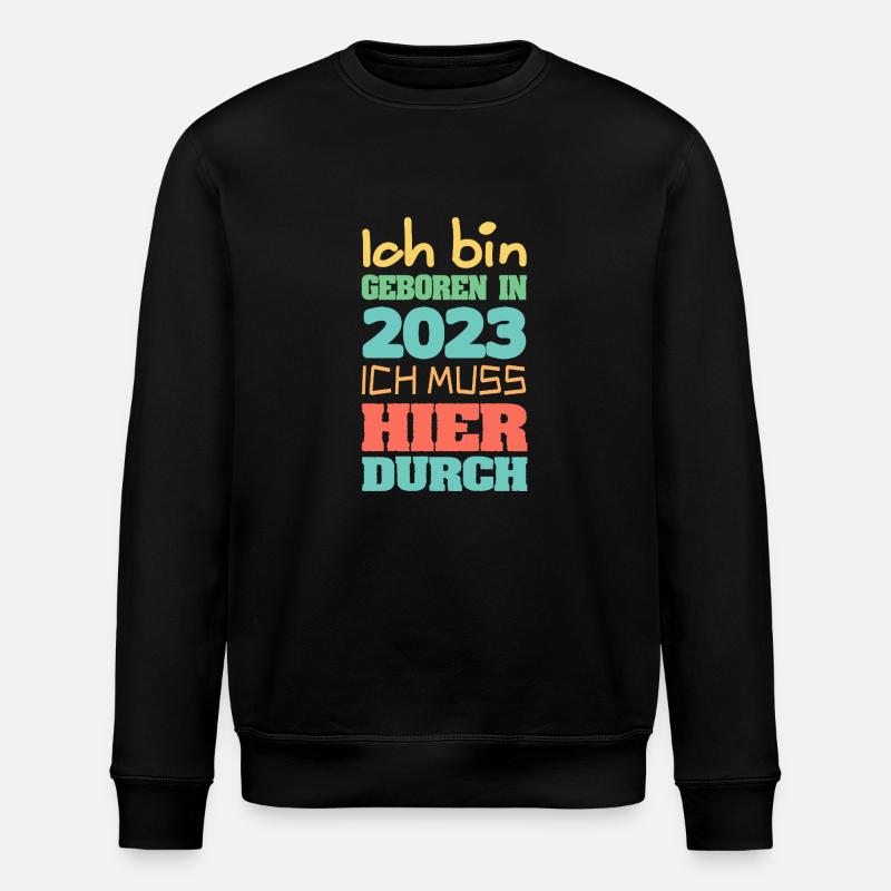 Bin 2023 - Stanley/Stella økologisk unisex-sweatshirt ROLLER - sort