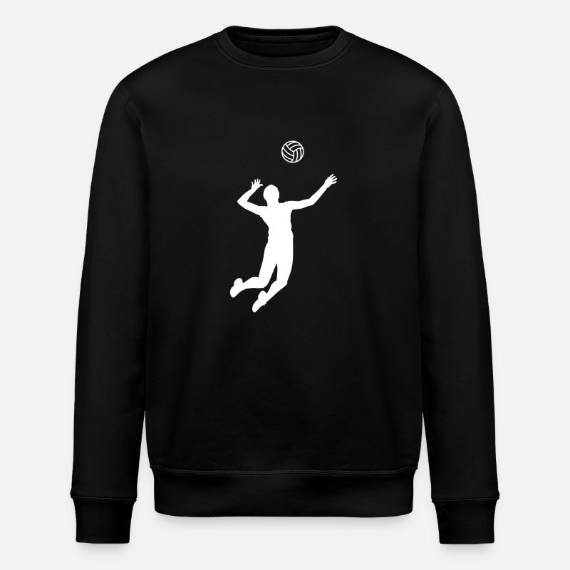 Le volley-ball vole - Sweat bio ROLLER Stanley/Stella Unisexe - noir