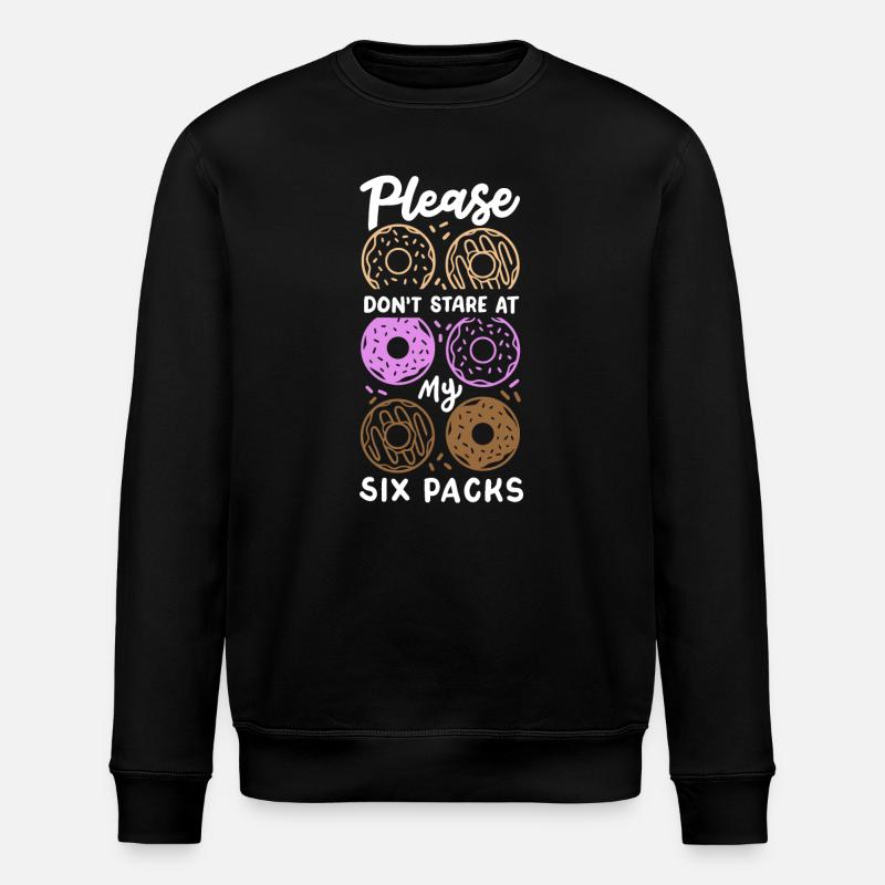 Donut Fitnessstudio Training - Stanley/Stella Unisex Bio-Sweatshirt ROLLER - Schwarz