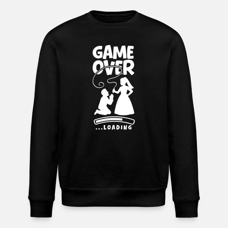 Fin de partie : couple de mariage - Sweat bio ROLLER Stanley/Stella Unisexe - noir