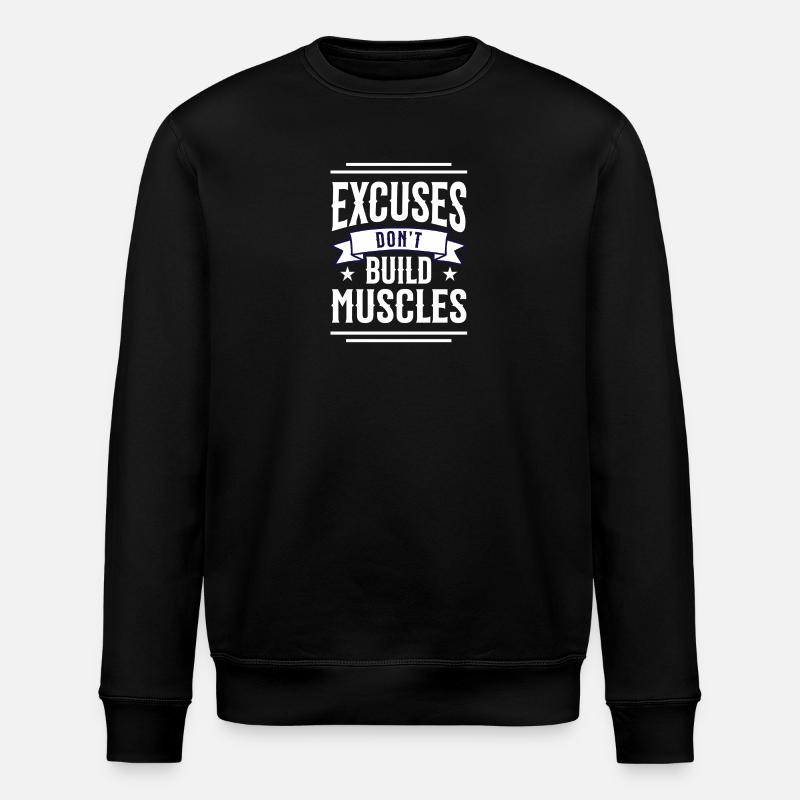 N’excuse pas - Sweat bio ROLLER Stanley/Stella Unisexe - noir