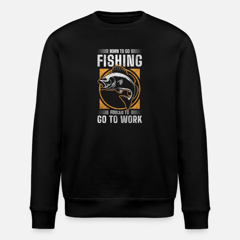 Fischen See Trip Turnier - Stanley/Stella Unisex Bio-Sweatshirt ROLLER - Schwarz