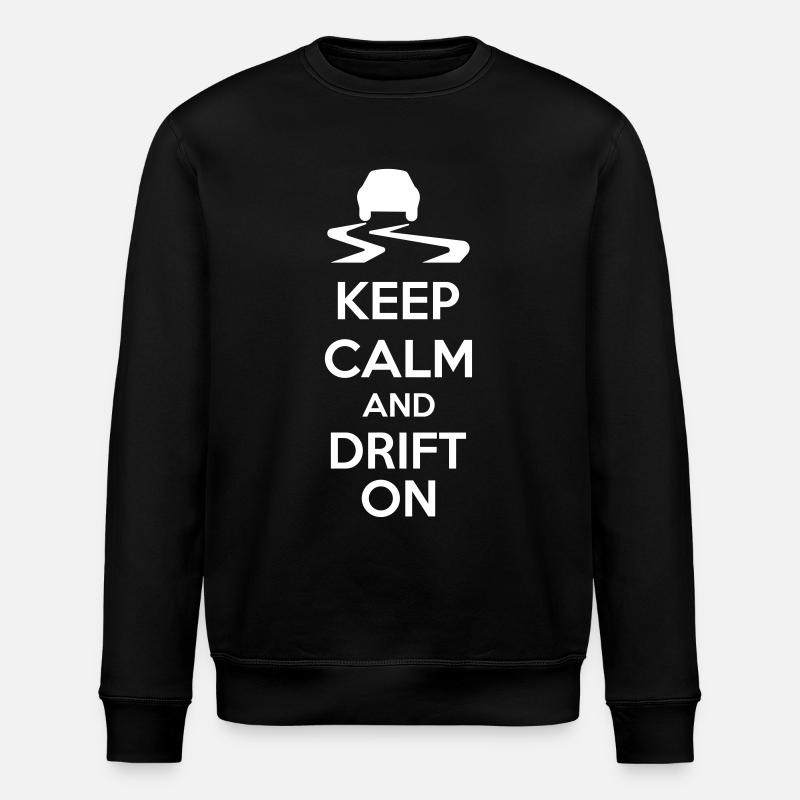 Keep Calm And Drift On - Stanley/Stella Unisex Bio-Sweatshirt ROLLER - Schwarz