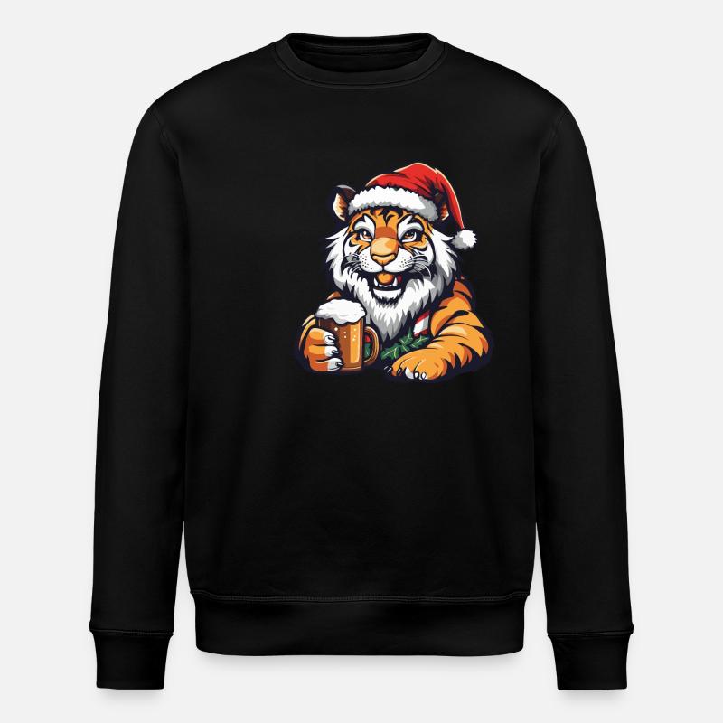 Bière de Noël Tiger - Sweat bio ROLLER Stanley/Stella Unisexe - noir