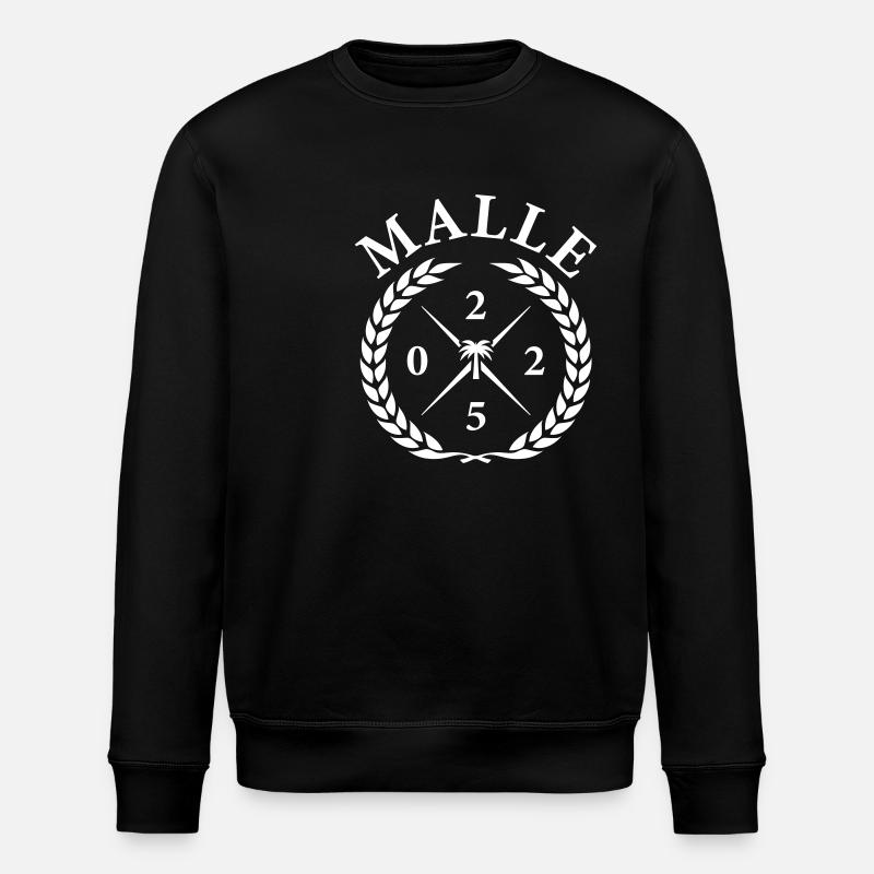 Malle 2025 Palmier - Sweat bio ROLLER Stanley/Stella Unisexe - noir