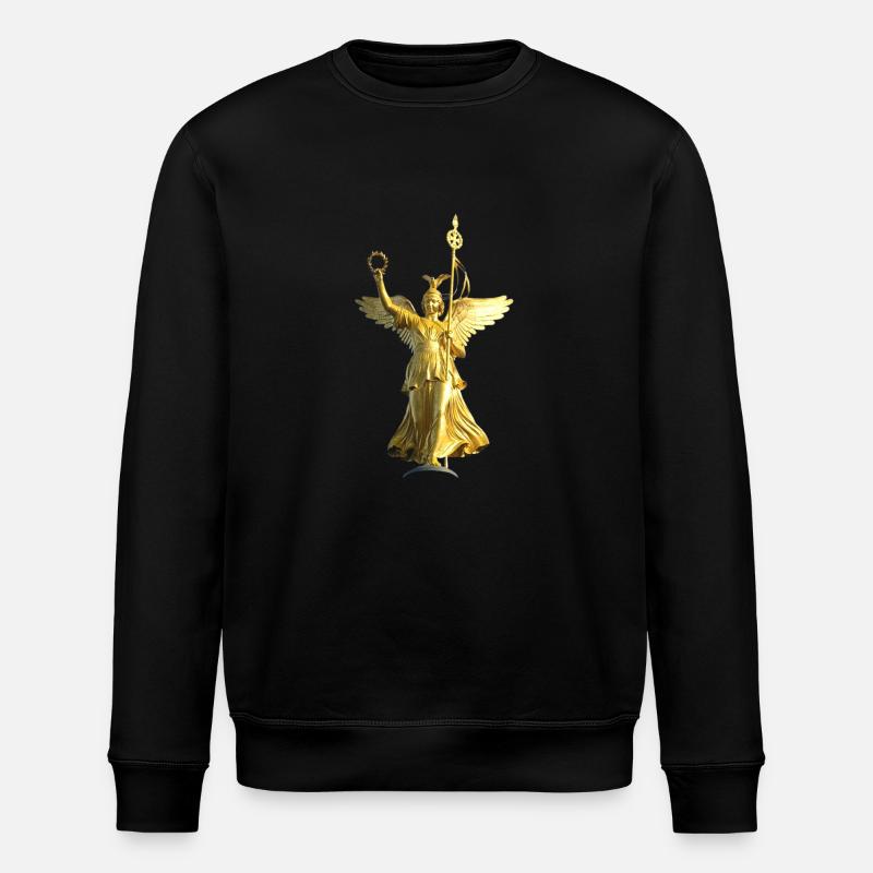 Siegessäule Berlin - Stanley/Stella Unisex Bio-Sweatshirt ROLLER - Schwarz