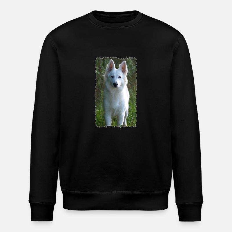 Ange blanc - Sweat bio ROLLER Stanley/Stella Unisexe - noir