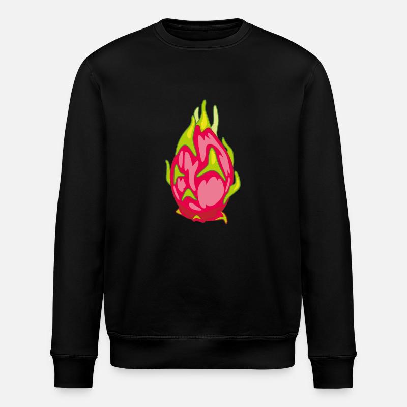 Pitaya fruit du dragon - Sweat bio ROLLER Stanley/Stella Unisexe - noir