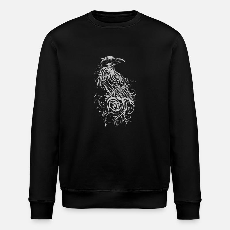 Corbeau Goth - Sweat bio ROLLER Stanley/Stella Unisexe - noir