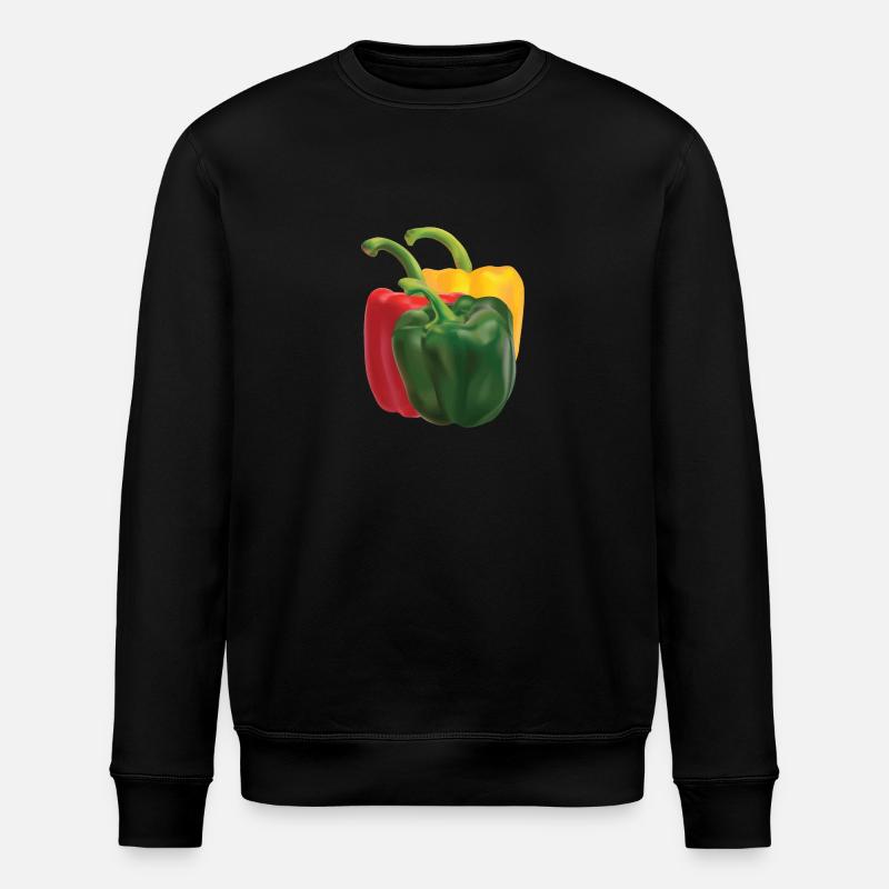 Paprika - Stanley/Stella Unisex Bio-Sweatshirt ROLLER - Schwarz