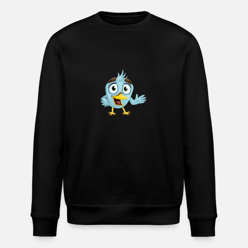 Vogel - Stanley/Stella Unisex Bio-Sweatshirt ROLLER - Schwarz