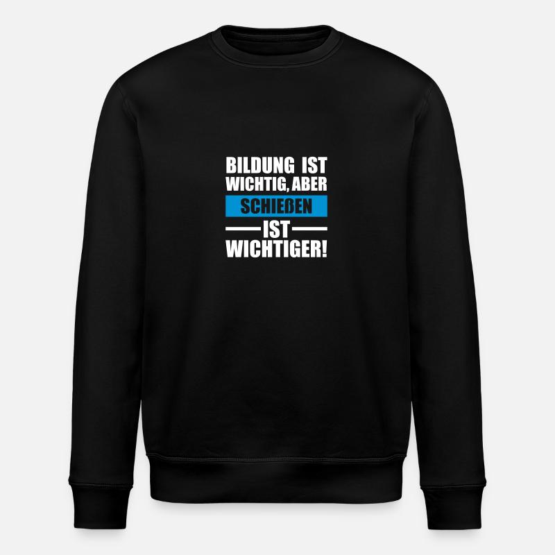 Schießen Sportart - Stanley/Stella Unisex Bio-Sweatshirt ROLLER - Schwarz