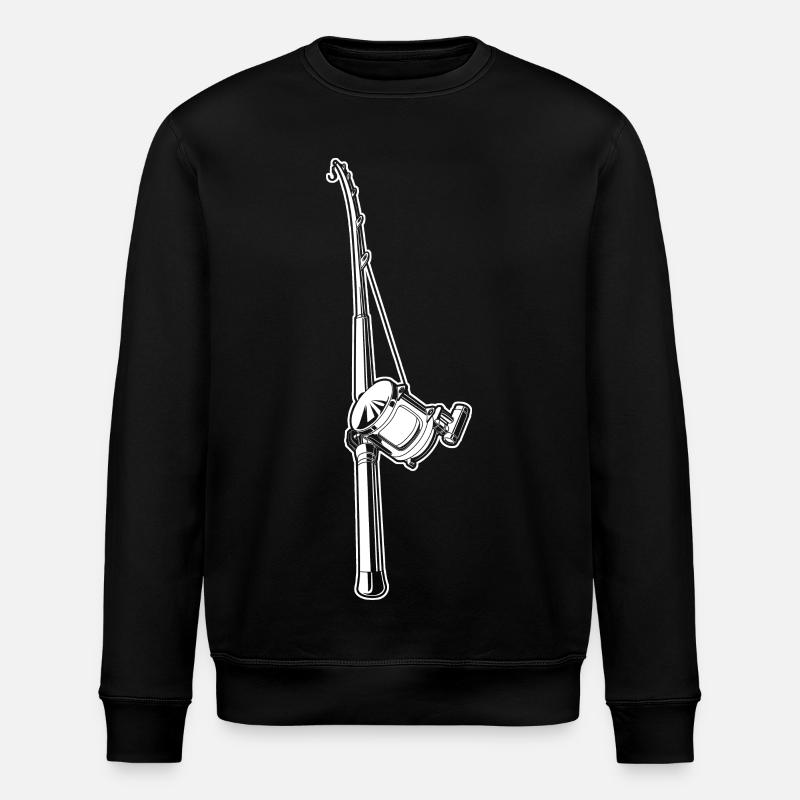 Canne à pêche - Sweat bio ROLLER Stanley/Stella Unisexe - noir