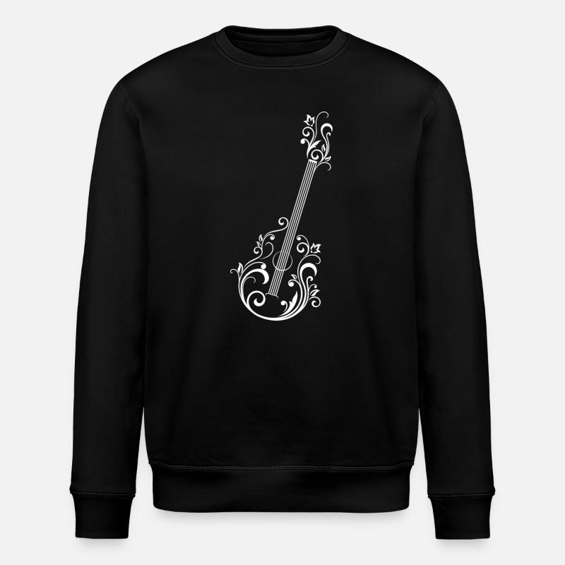 Artistic guitar design - Stanley/Stella ROLLER Unisex Organic Sweatshirt - black