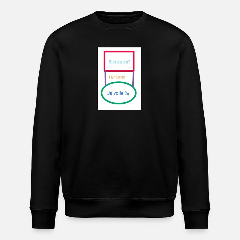 Antwort - Stanley/Stella Unisex Bio-Sweatshirt ROLLER - Schwarz