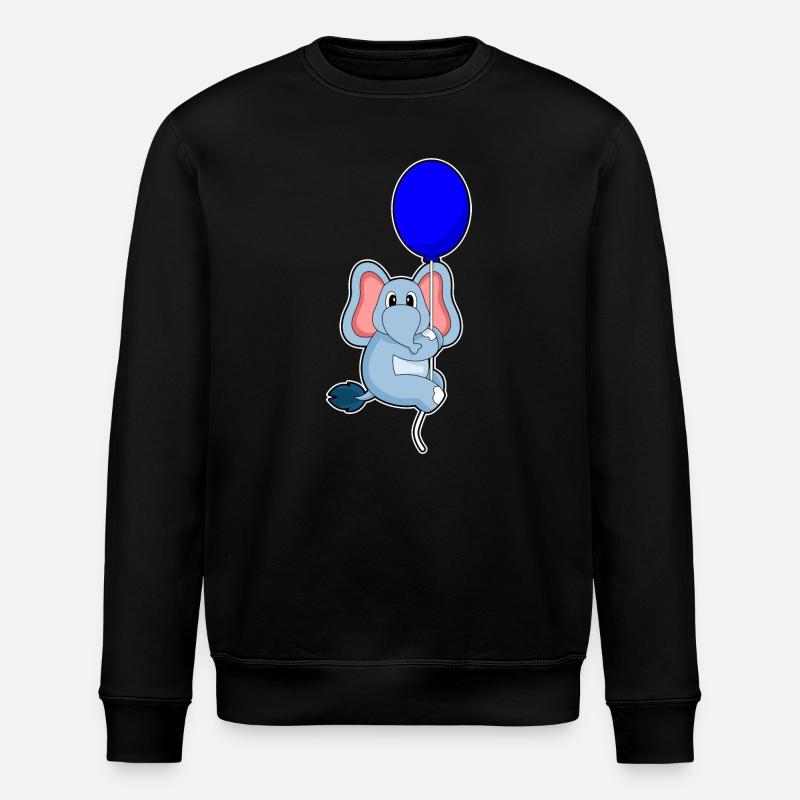 Ballon éléphant - Sweat bio ROLLER Stanley/Stella Unisexe - noir