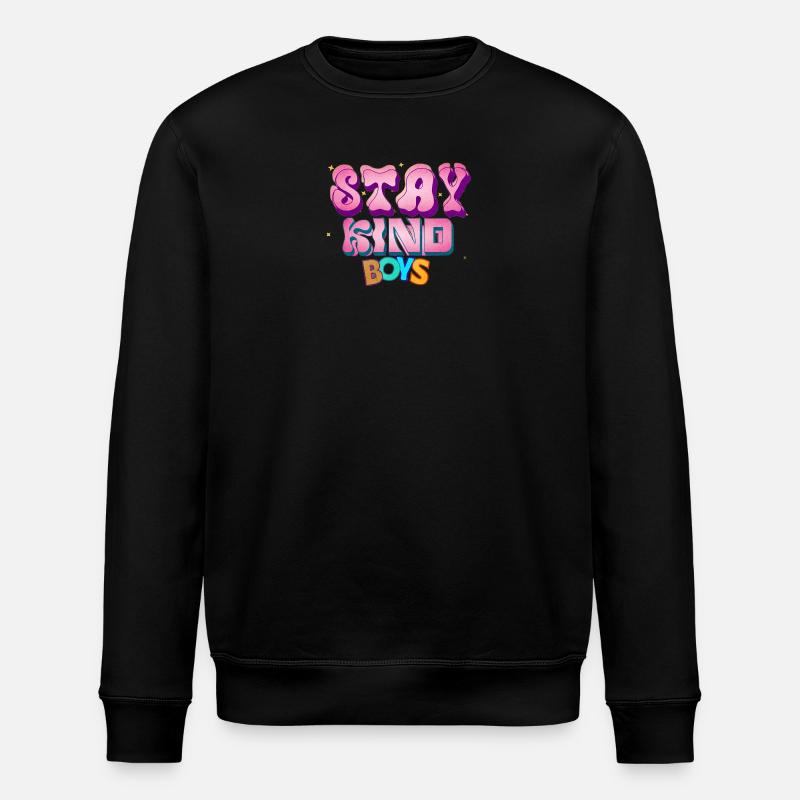 Stax Sind Boys Retro Pop - Stanley/Stella ROLLER Unisex Organic Sweatshirt - black