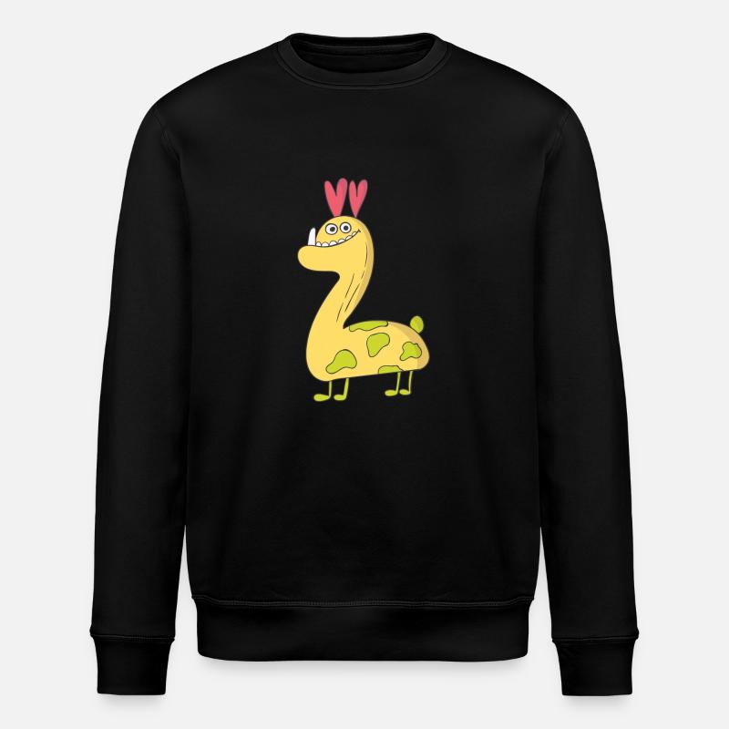 Monster - Stanley/Stella Unisex Bio-Sweatshirt ROLLER - Schwarz