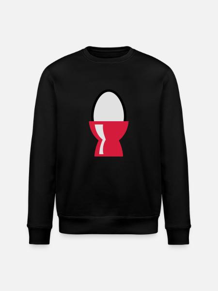 Egg - Stanley/Stella ROLLER Unisex Organic Sweatshirt - black