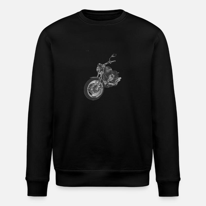 Motorrad - Stanley/Stella Unisex Bio-Sweatshirt ROLLER - Schwarz