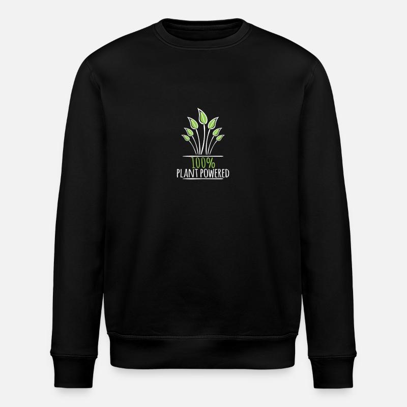 100% Plant Powered - Sweat bio ROLLER Stanley/Stella Unisexe - noir