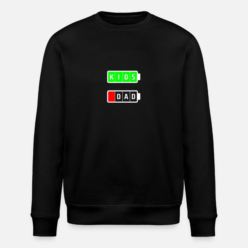 papa blanc enfants - Sweat bio ROLLER Stanley/Stella Unisexe - noir