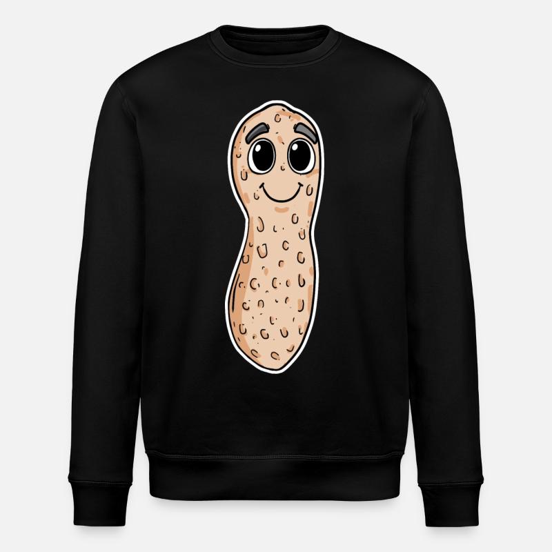 Peanut - Stanley/Stella ROLLER Unisex Organic Sweatshirt - black