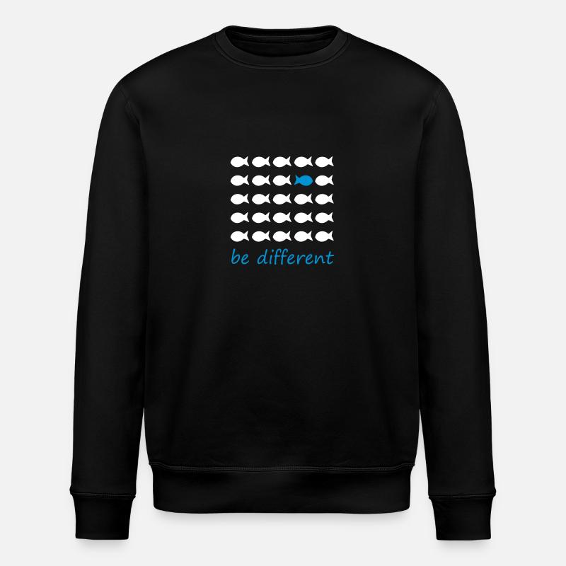 Be different - Stanley/Stella ROLLER Unisex Organic Sweatshirt - black