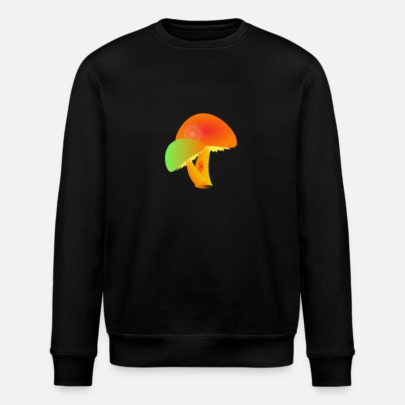 champignons - Sweat bio ROLLER Stanley/Stella Unisexe - noir