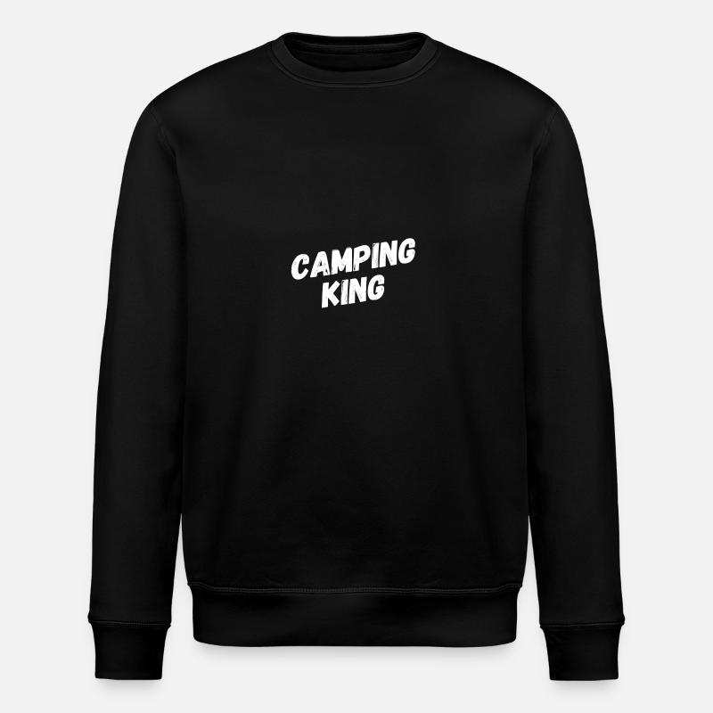 Camping King - Stanley/Stella ROLLER Unisex Organic Sweatshirt - black