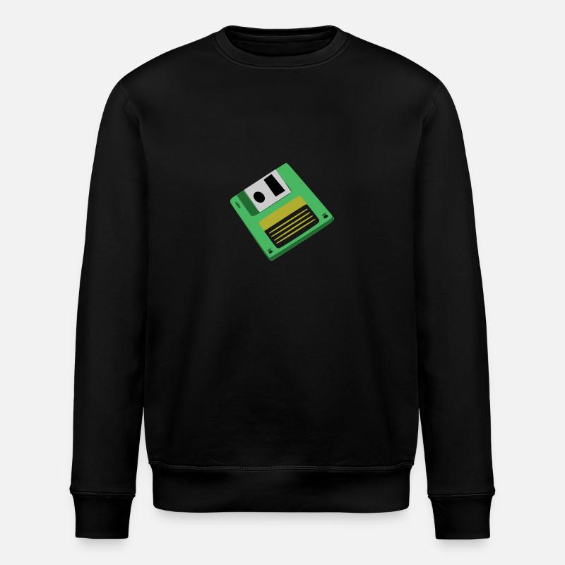 Diskette - Stanley/Stella Unisex Bio-Sweatshirt ROLLER - Schwarz