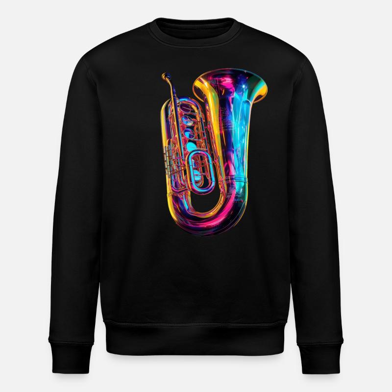 Tuba - Sweat bio ROLLER Stanley/Stella Unisexe - noir